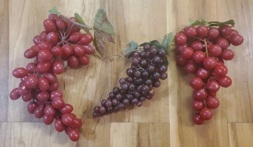 Vintage faux fruit grape - vintage,